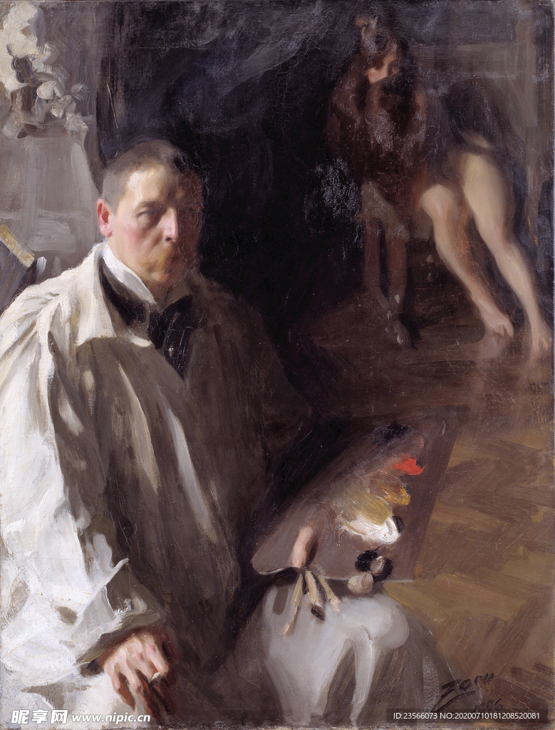 人物形象装饰油画