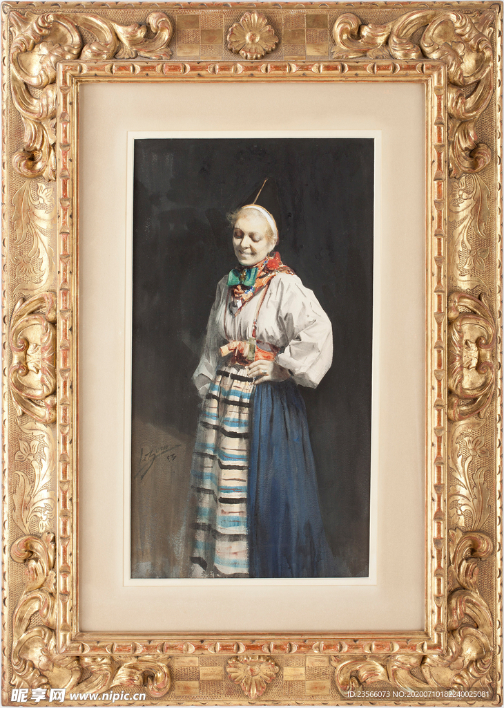 人物形象装饰油画