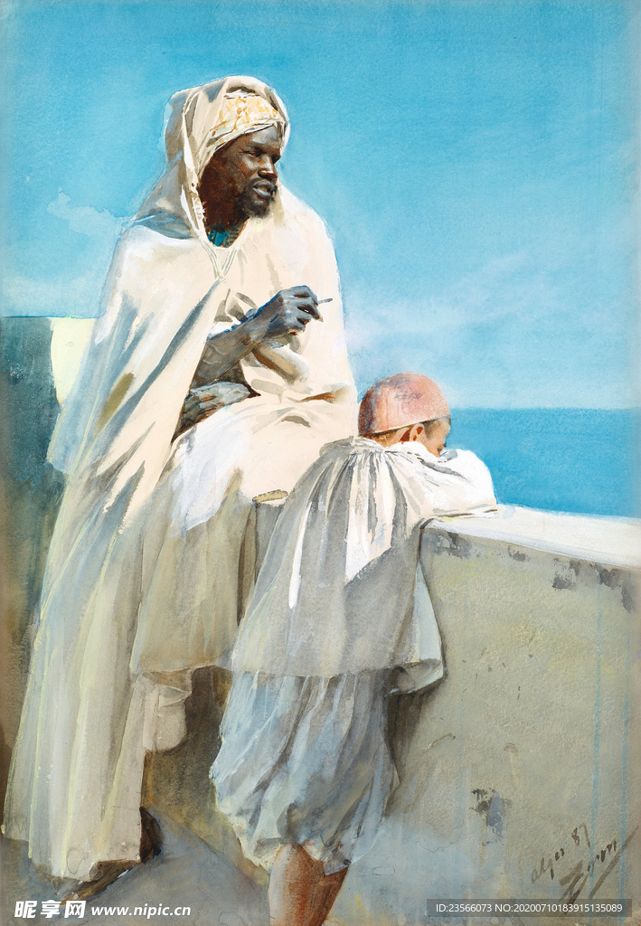 人物形象装饰油画