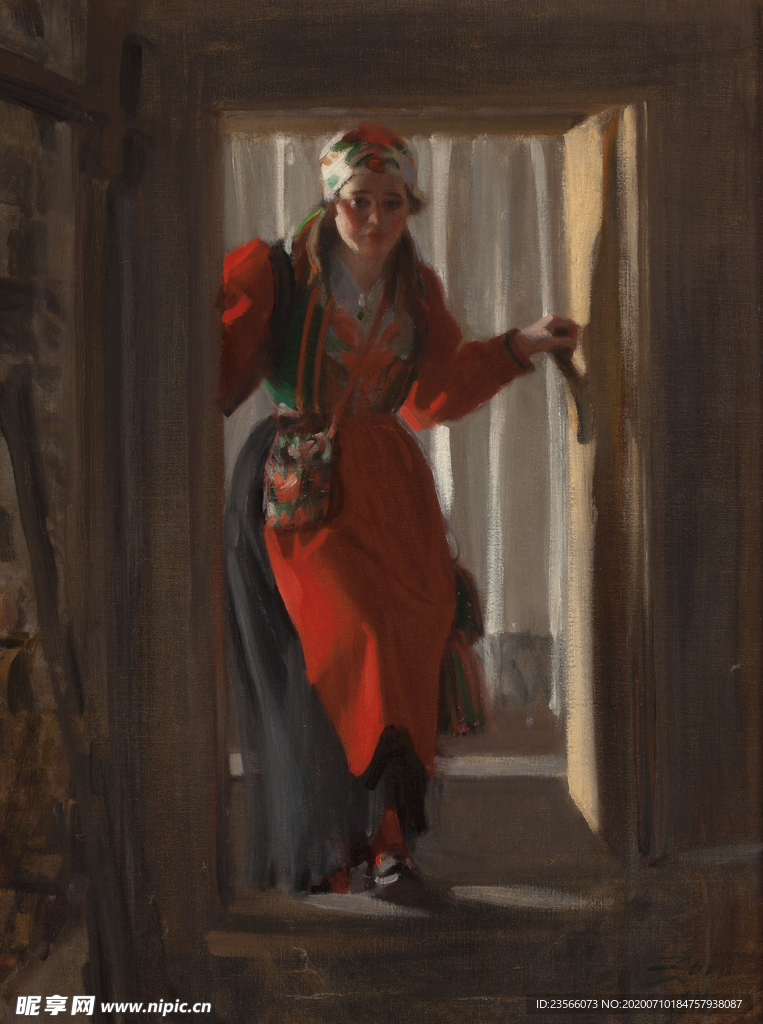 人物形象装饰油画