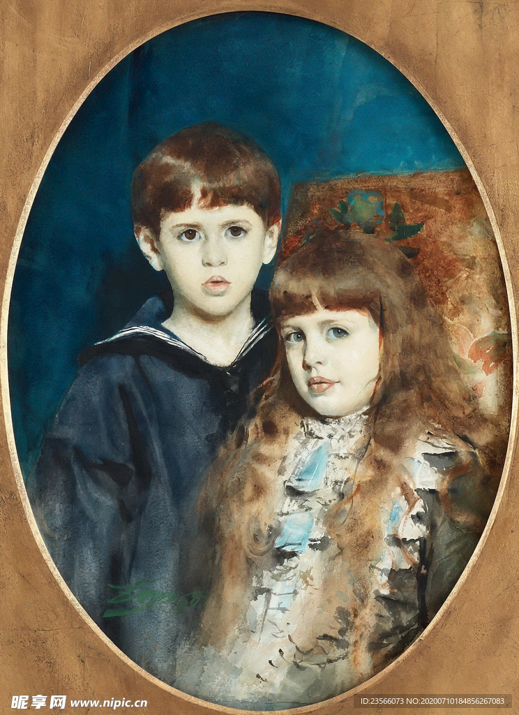 人物形象装饰油画