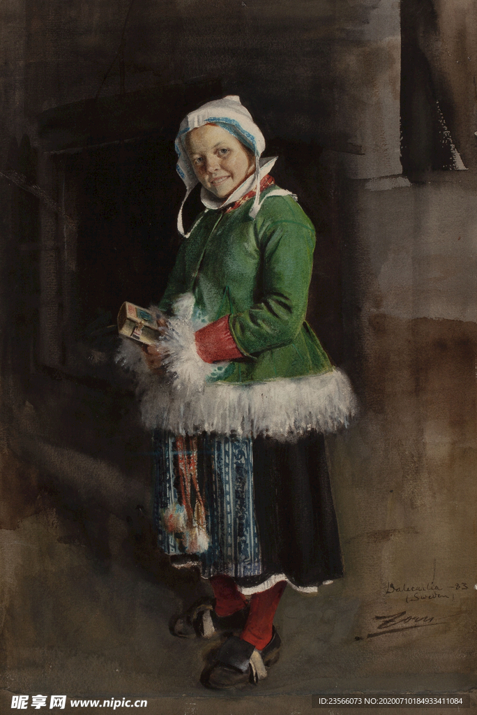 人物形象装饰油画