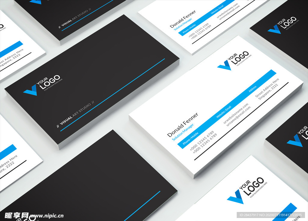 矢量名片模板