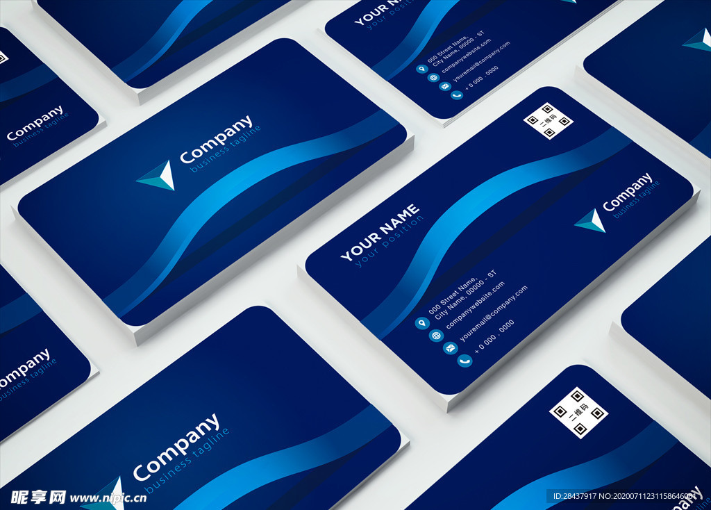 矢量名片模板