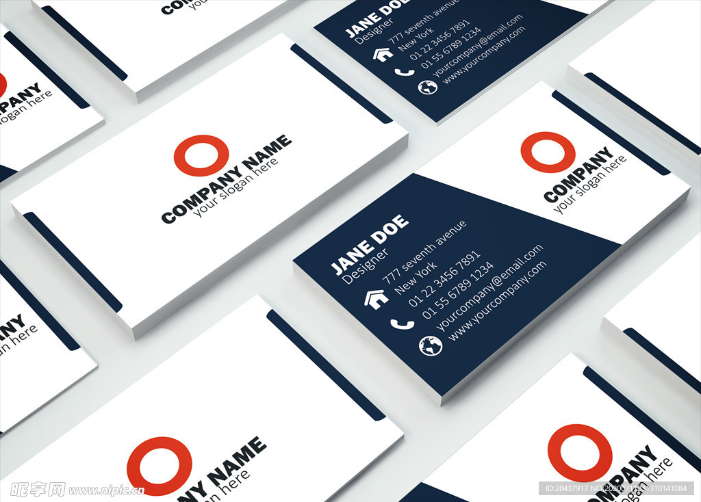 矢量名片模板