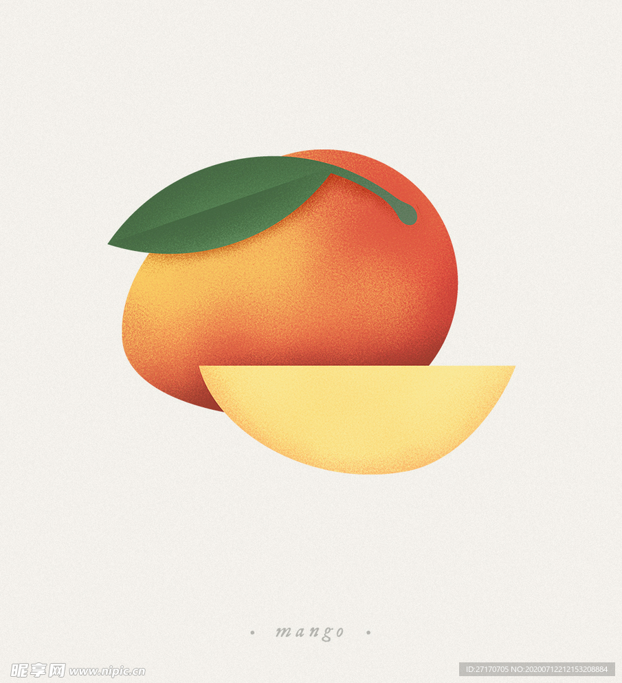 木瓜psd分层免抠素材