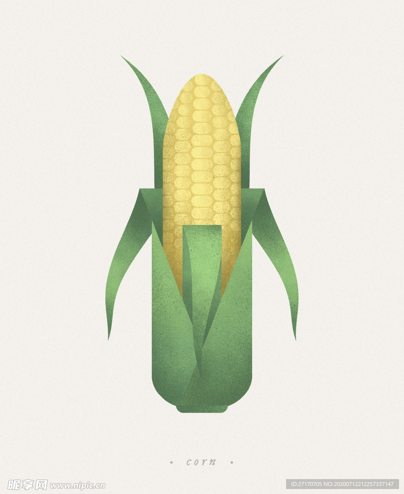 玉米矢量psd免抠素材