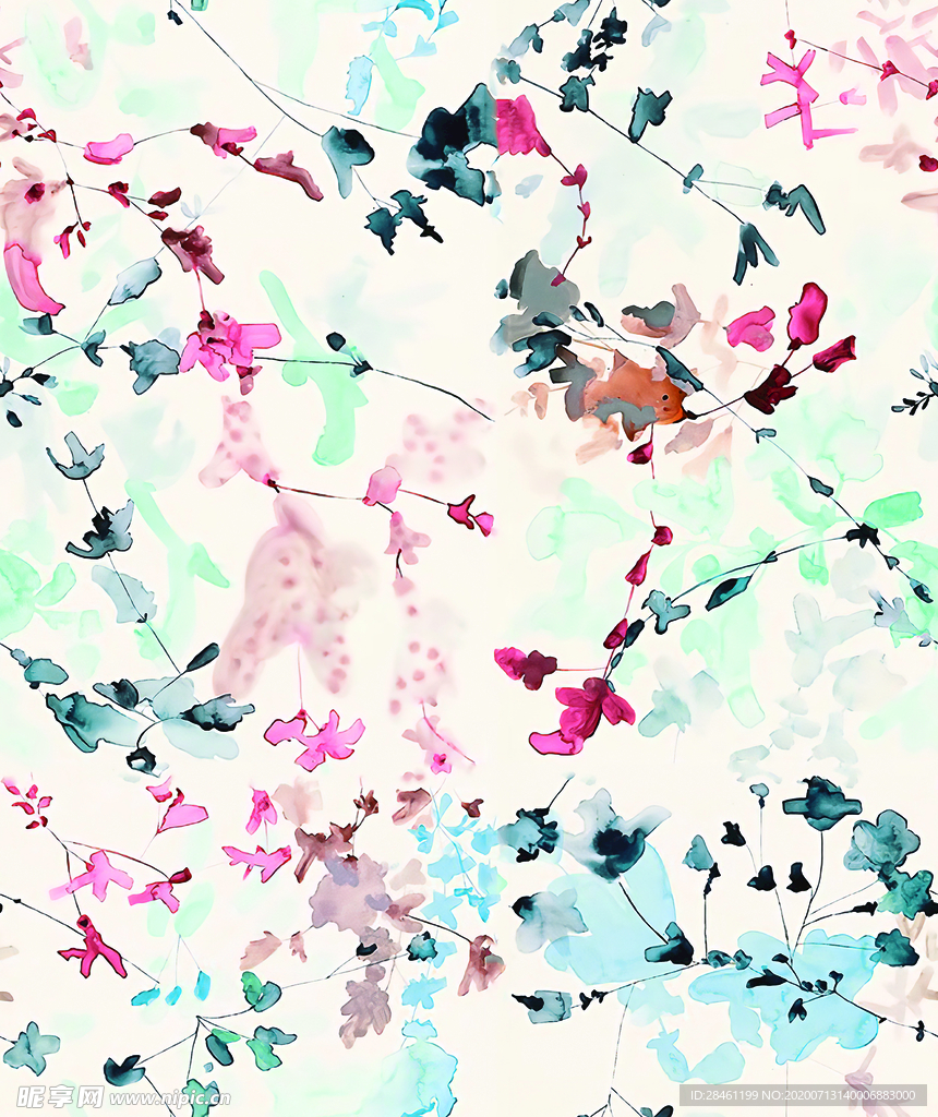 扎染 水墨 炫彩 数码 设计