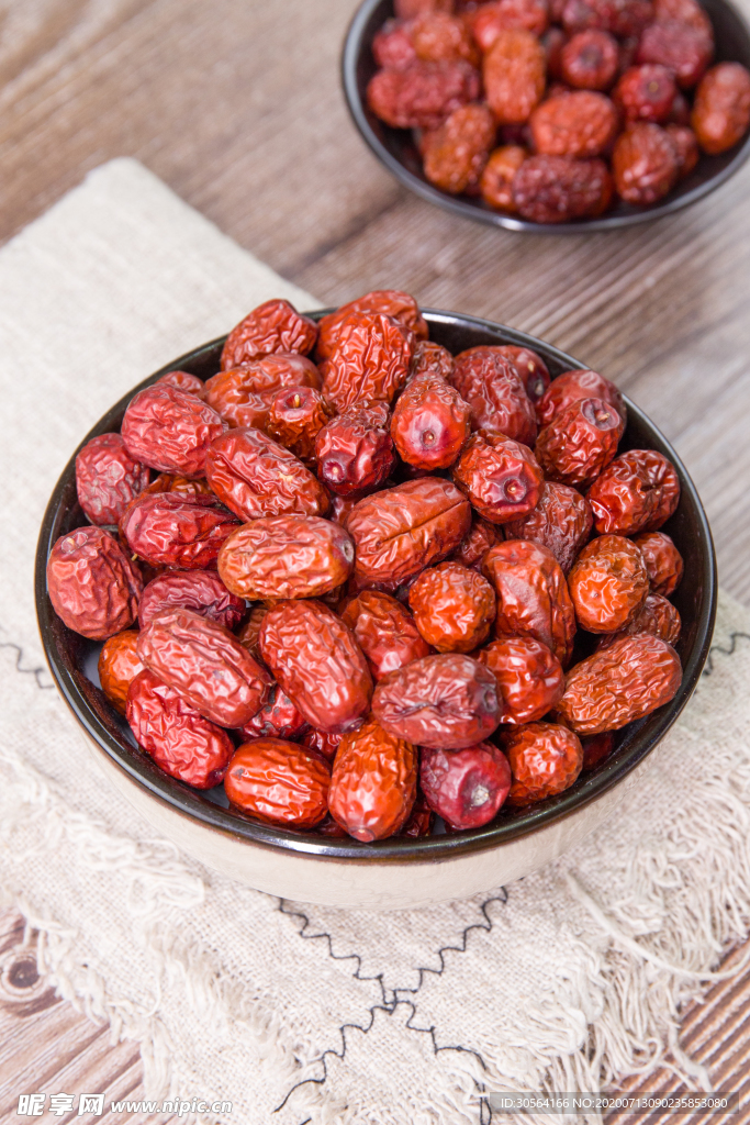 红枣中药药材复古养生背景素材