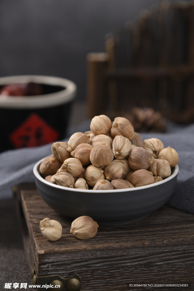 中药药材复古养生背景素材