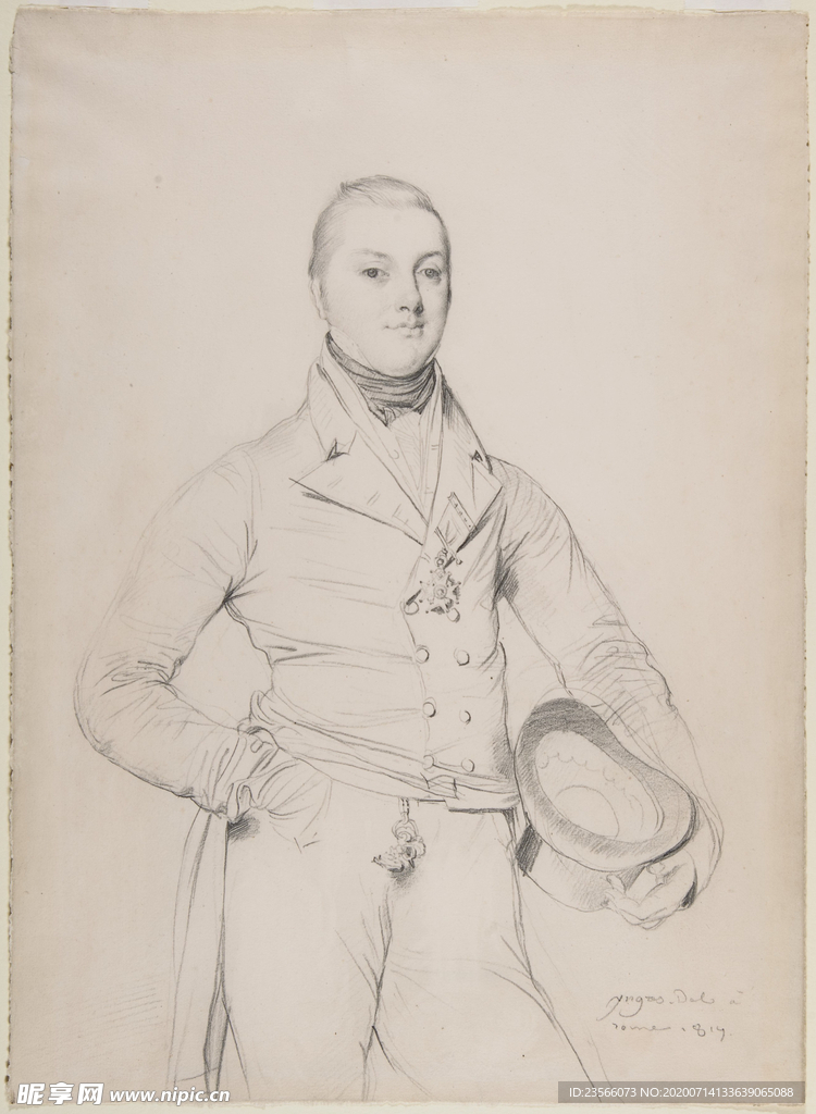 素描绘画人物形象