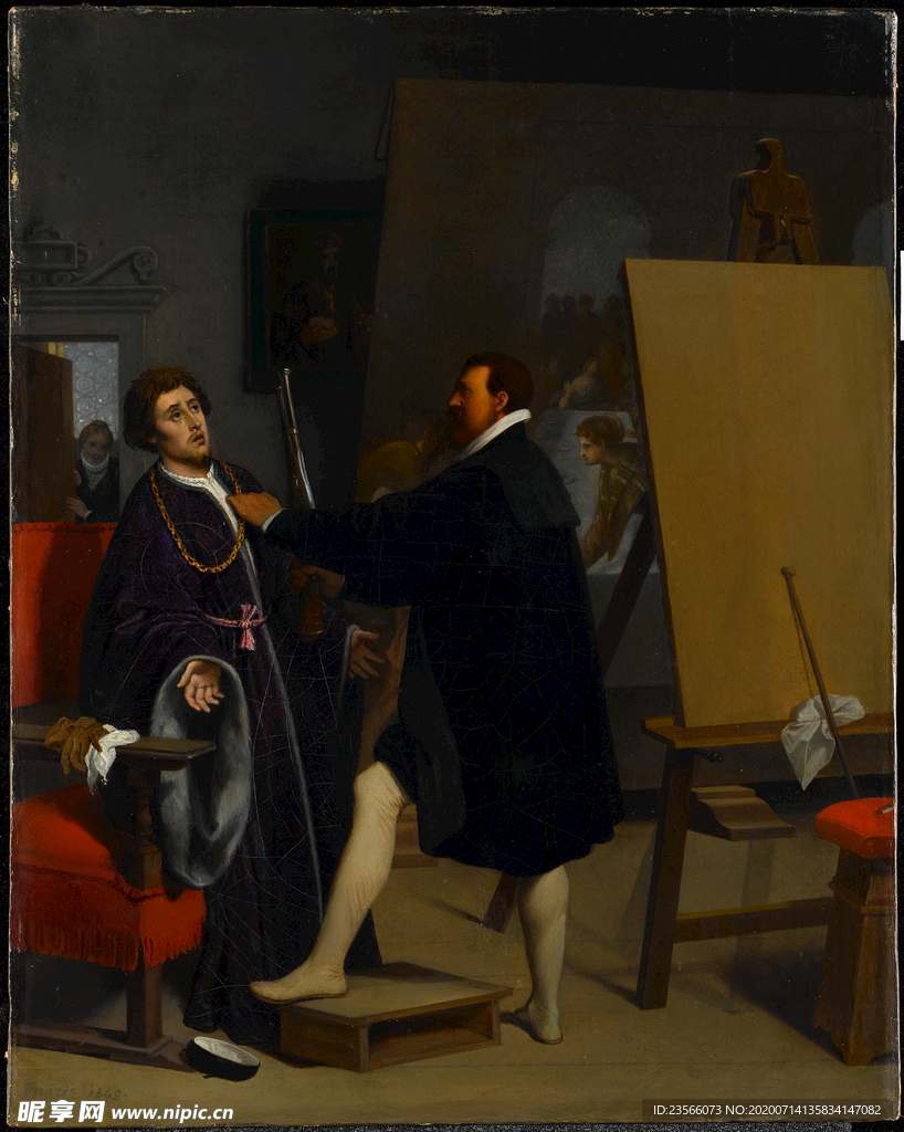 古典人物形象油画