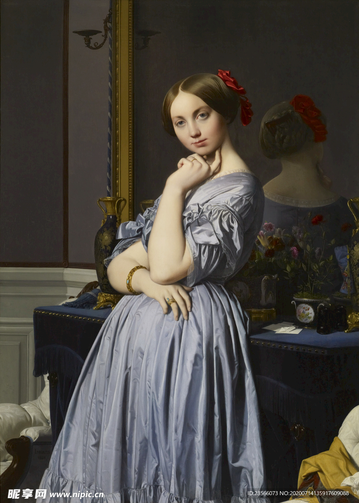 古典人物形象油画