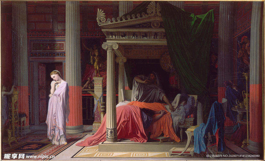 古典人物形象油画