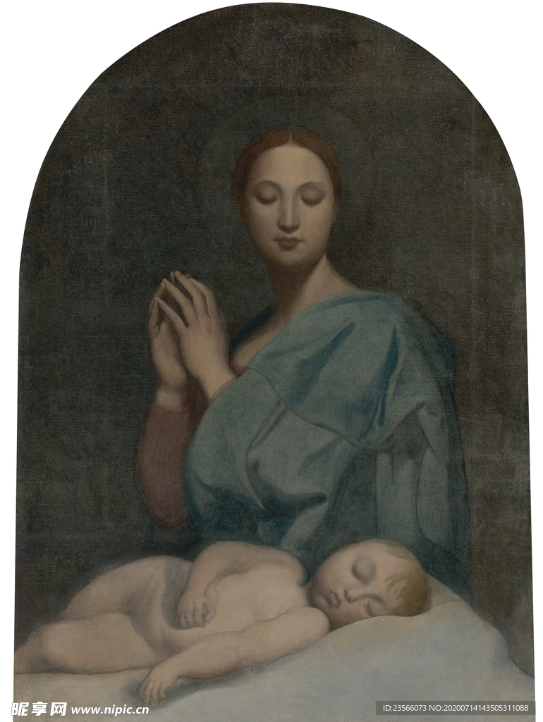 古典人物形象油画