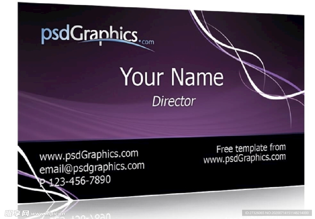 名片 名片模版 PS 名片版式