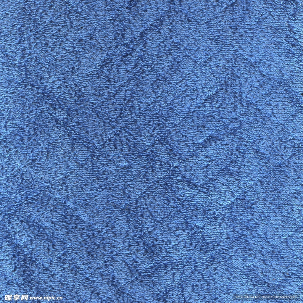 蓝色织物背景