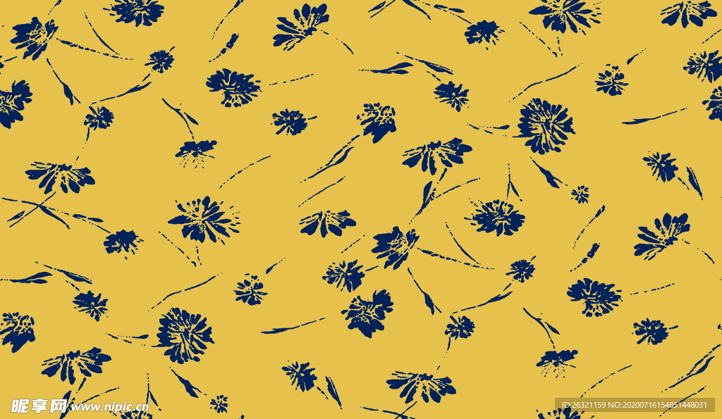 花型 花朵 花纹 数码 印花