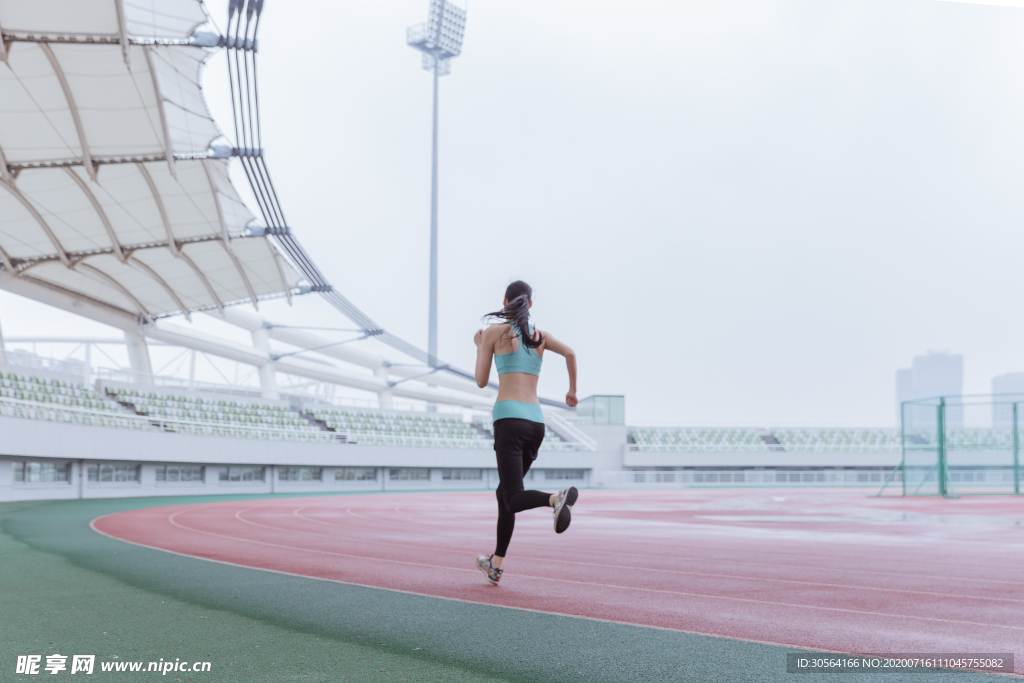 运动奔跑人物健康背景素材