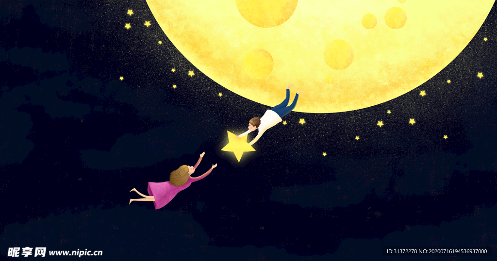 卡通情侣头像图片