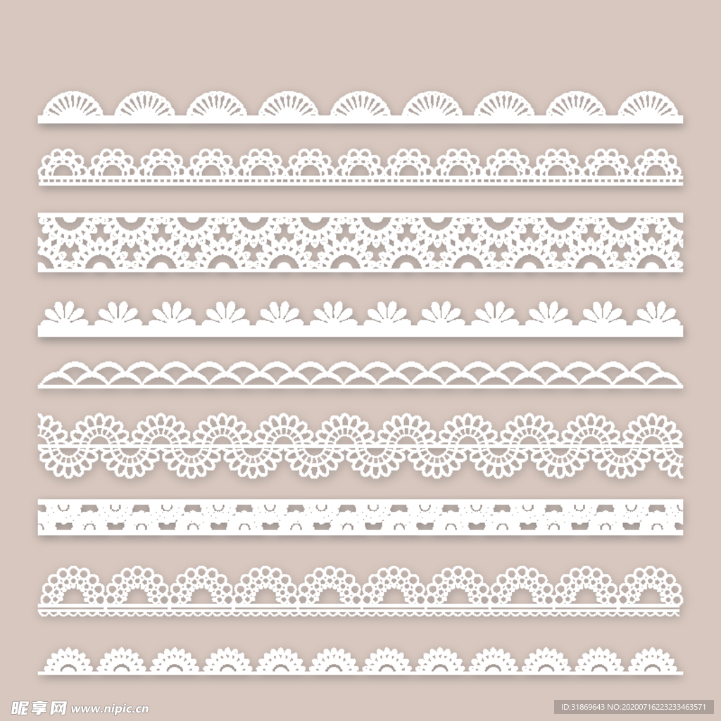 创意花边素材花纹图片