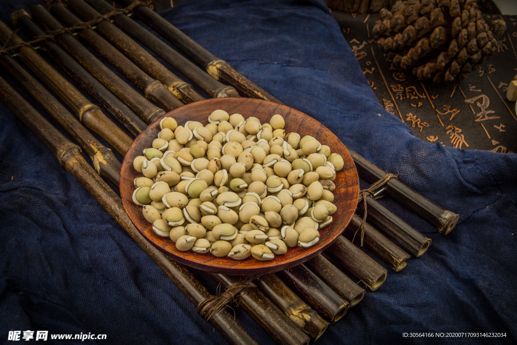 中药药材养生保健传统素材