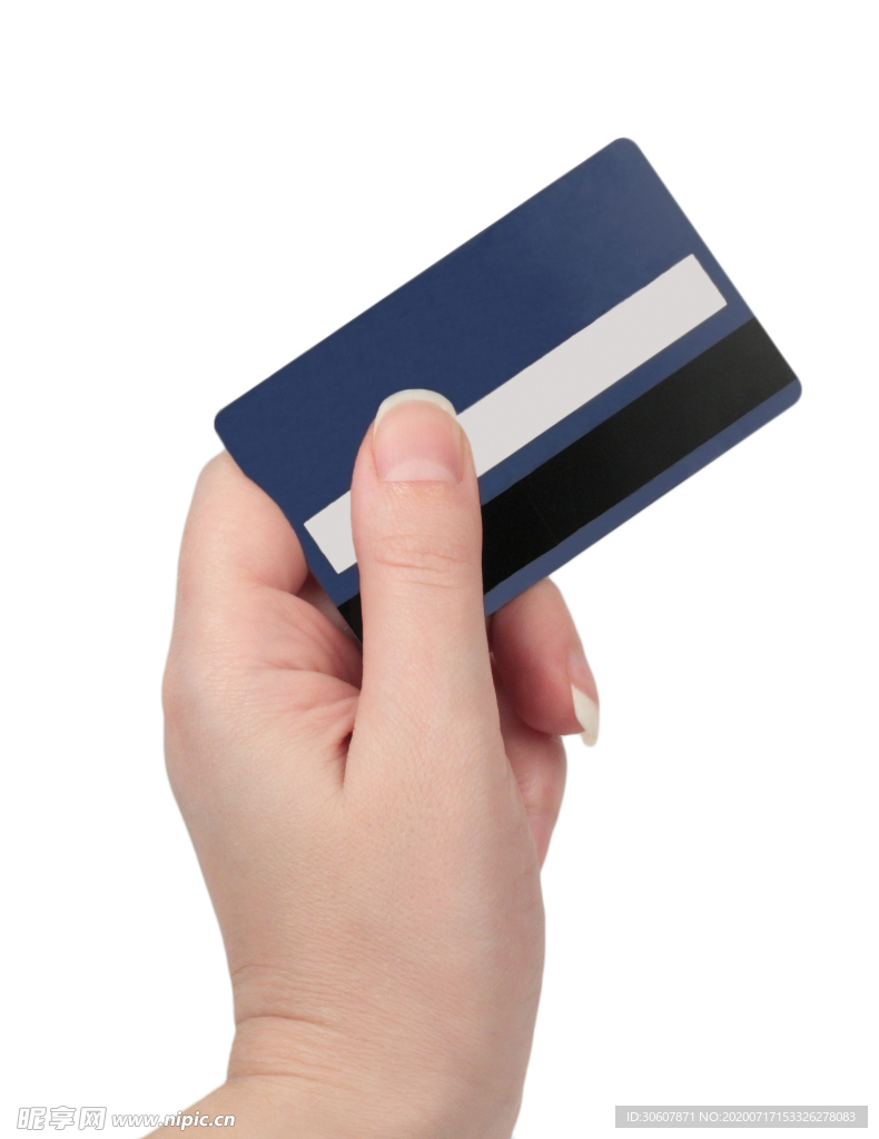 手持卡片
