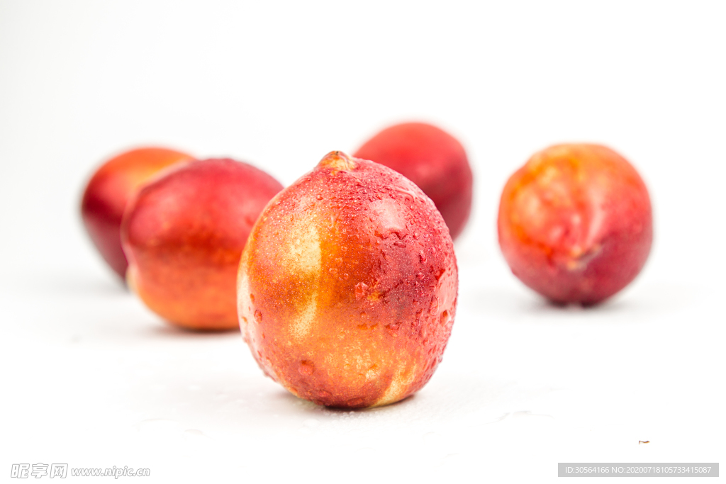 油桃水果新鲜背景素材