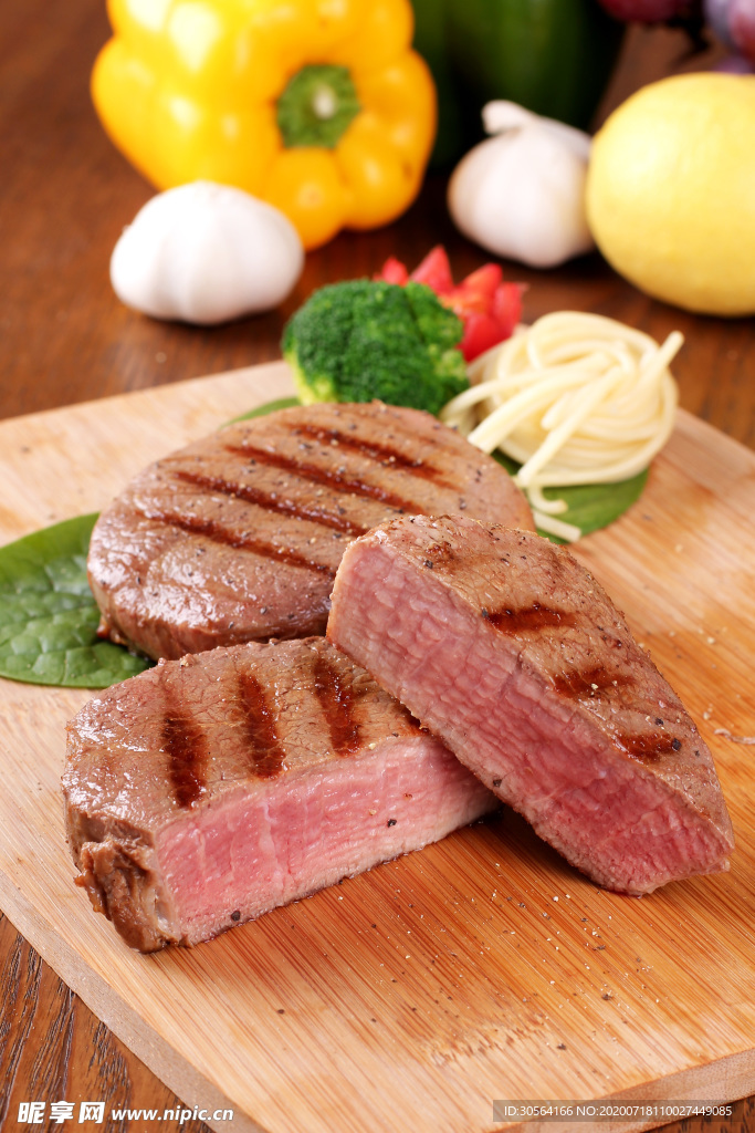 牛排牛肉生肉食材背景素材