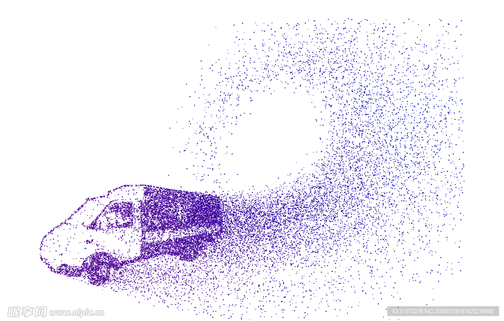 炫酷流沙光效图片
