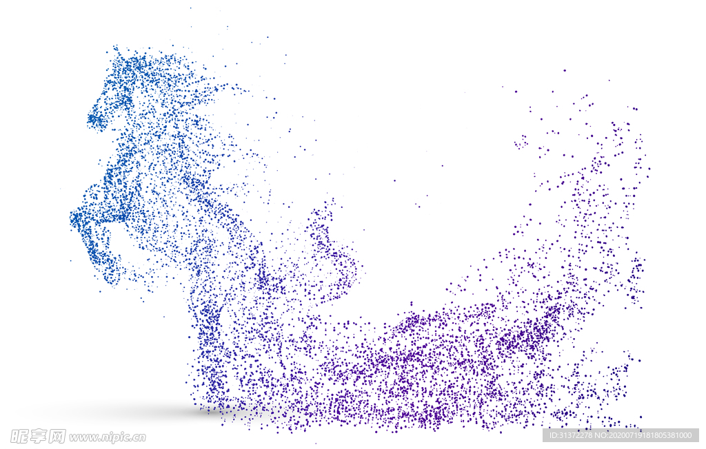 炫酷流沙光效图片