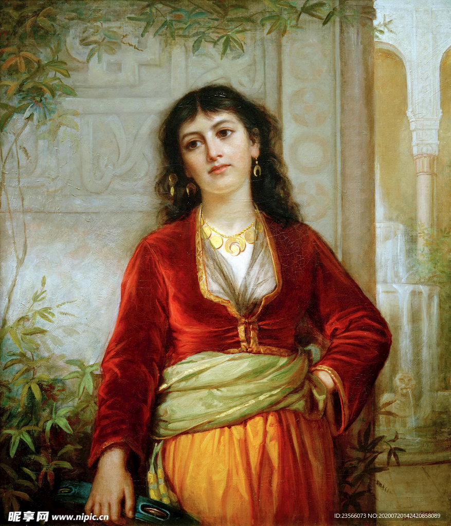 欧式古典人物生活油画