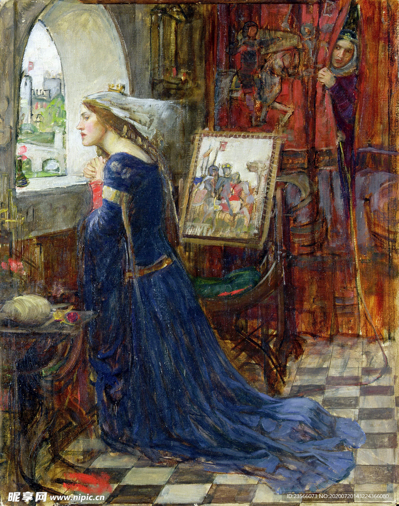 欧式古典人物形象油画