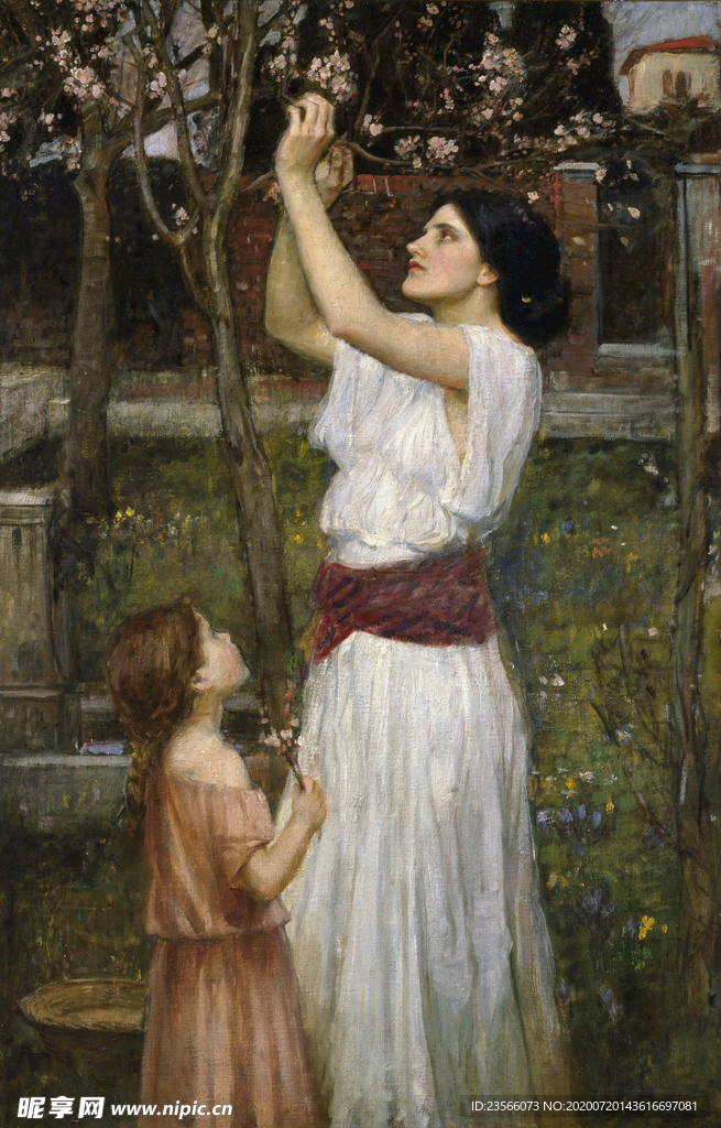 欧式古典人物形象油画