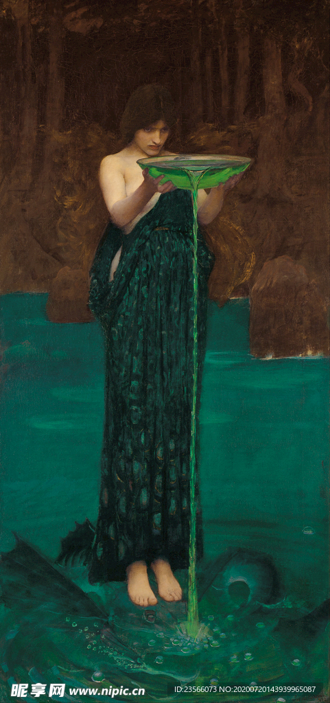 欧式古典人物形象油画