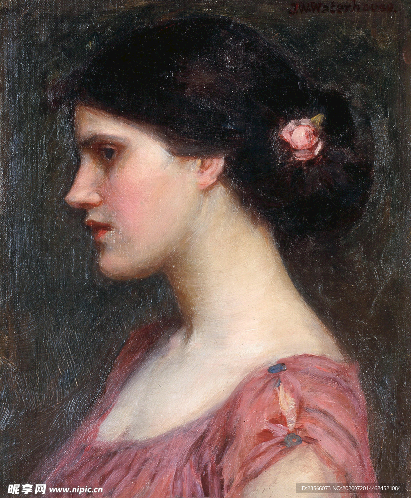 欧式古典人物形象油画