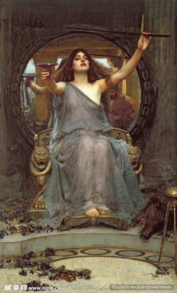 欧式古典人物形象油画