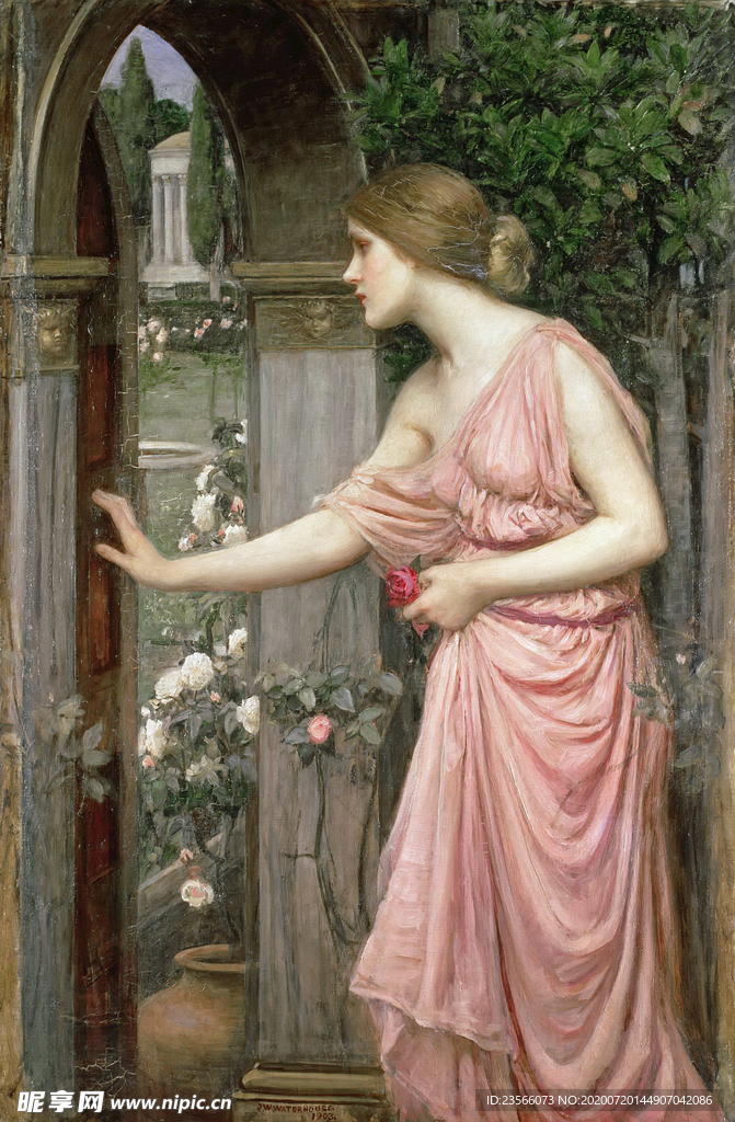 欧式古典人物形象油画