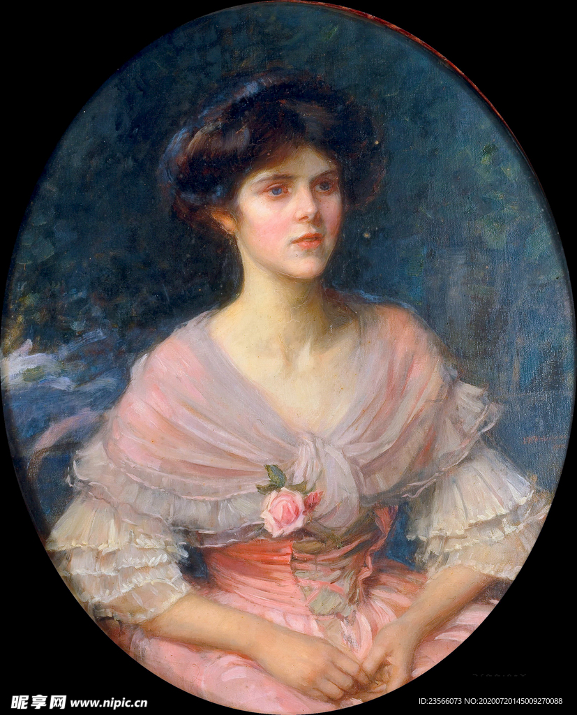 欧式古典人物形象油画