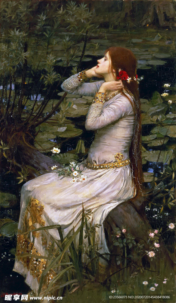 欧式古典人物形象油画