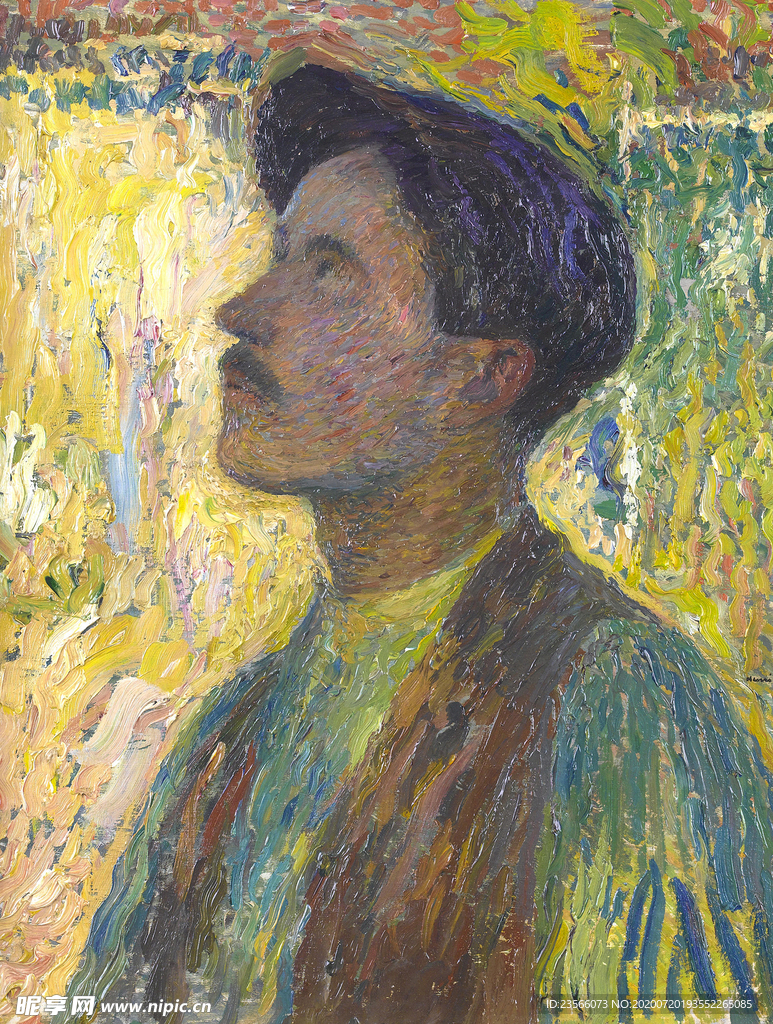 印象派人物油画