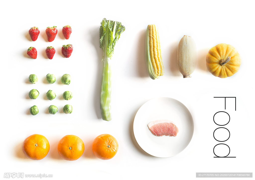 蔬菜水果排版设计