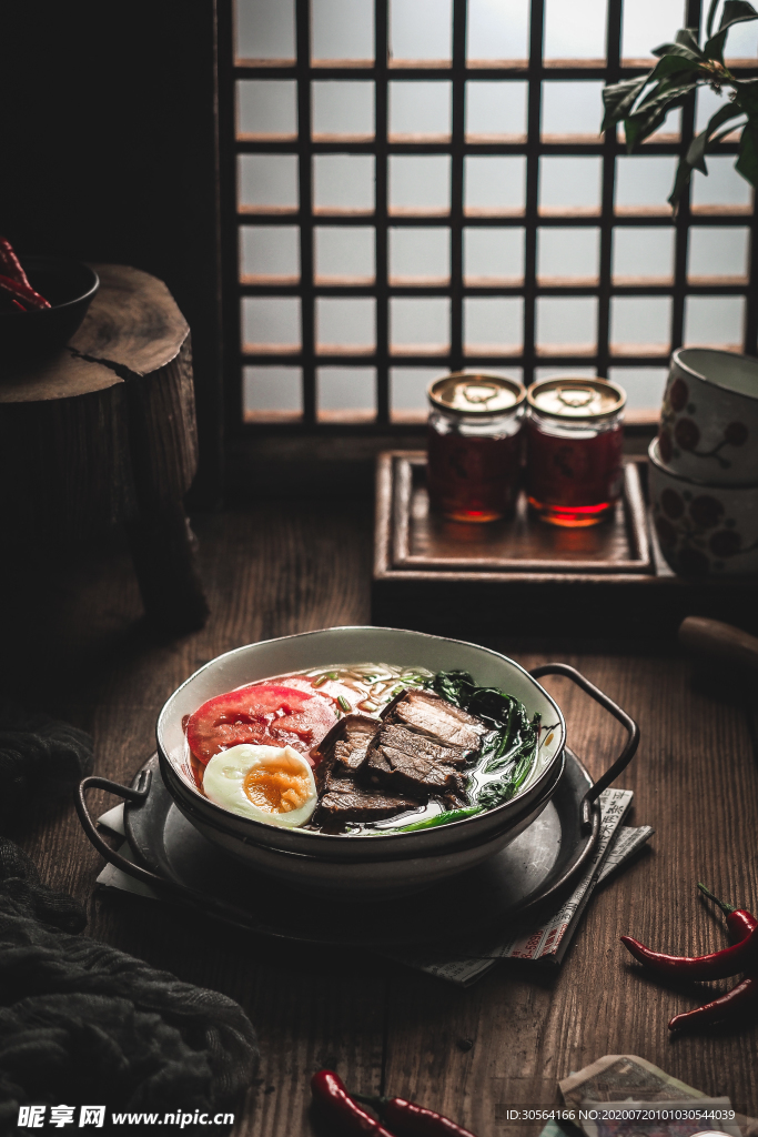 小火锅日式食物食材背景素材