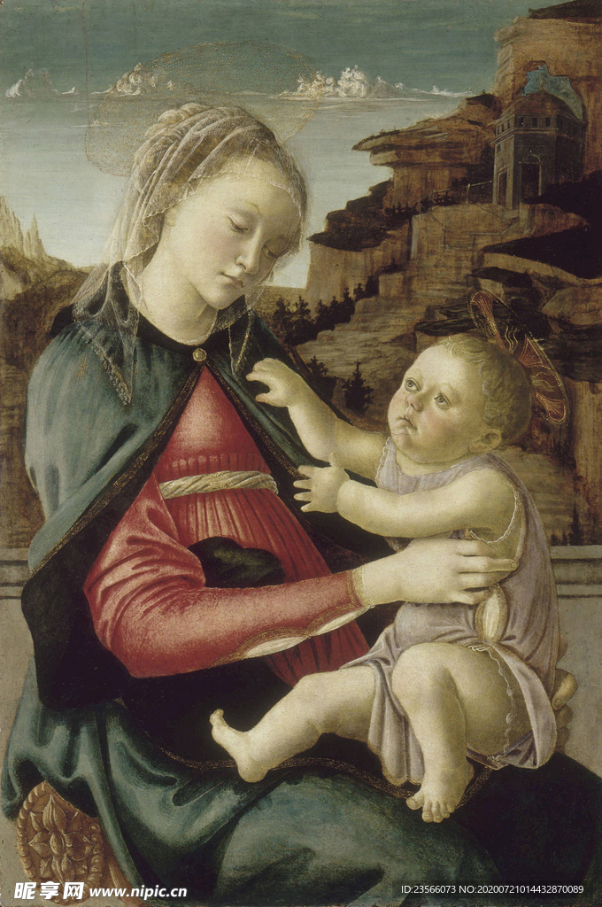 欧式古典人物场景油画