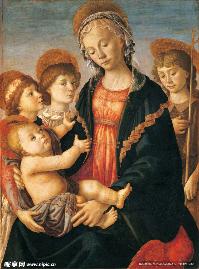 欧式古典人物场景油画