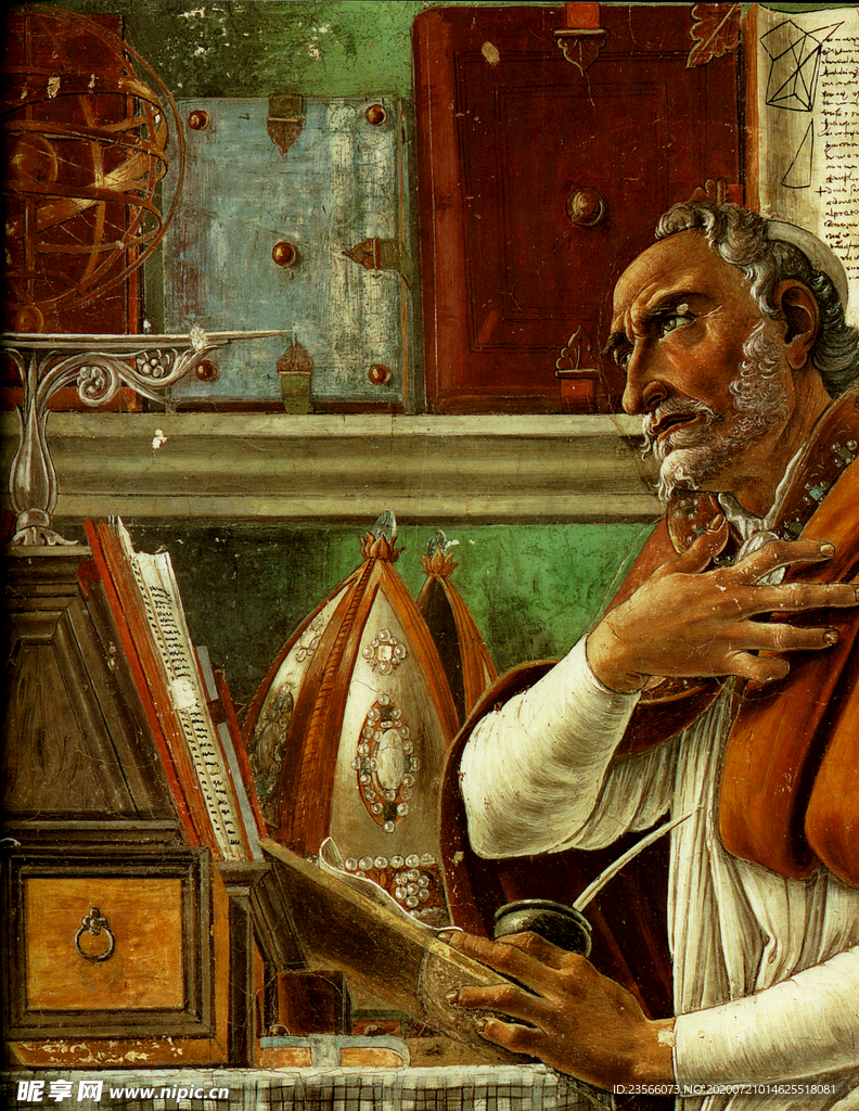 欧式古典人物场景油画