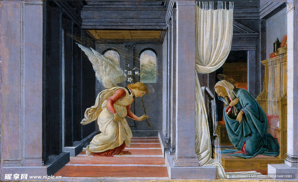 欧式古典人物场景油画