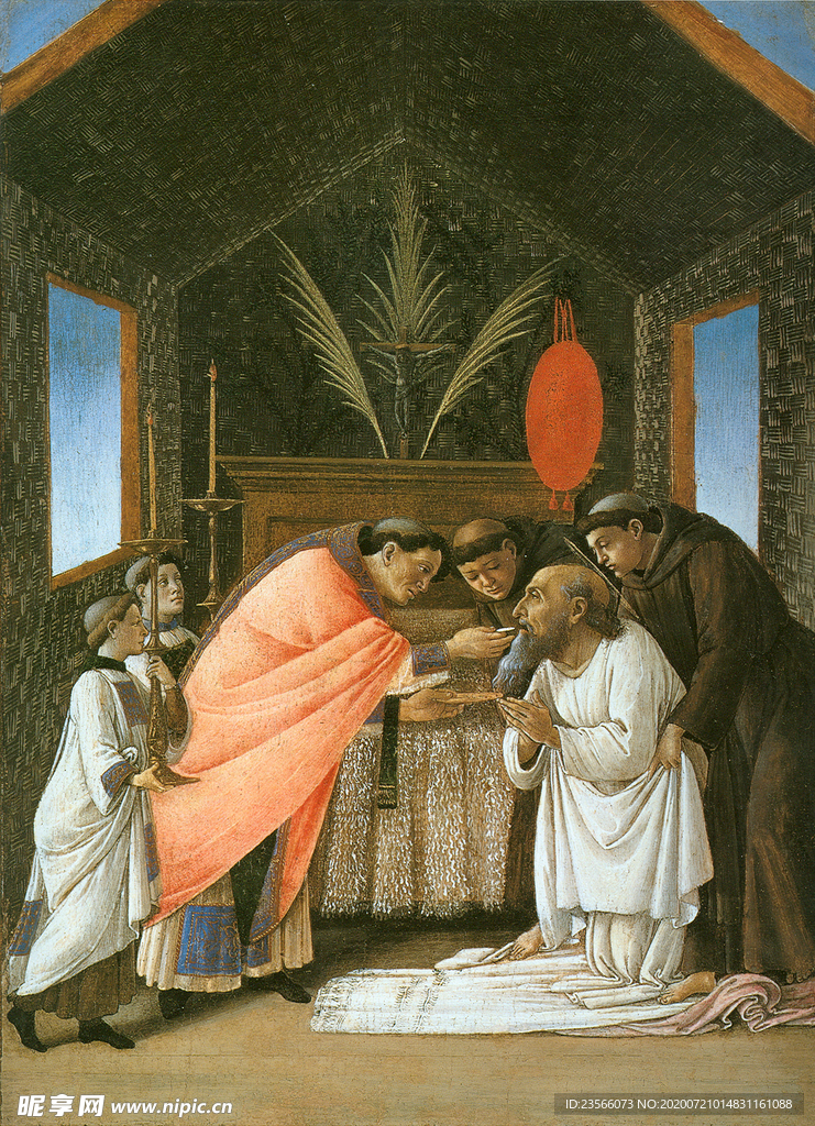 欧式古典人物场景油画