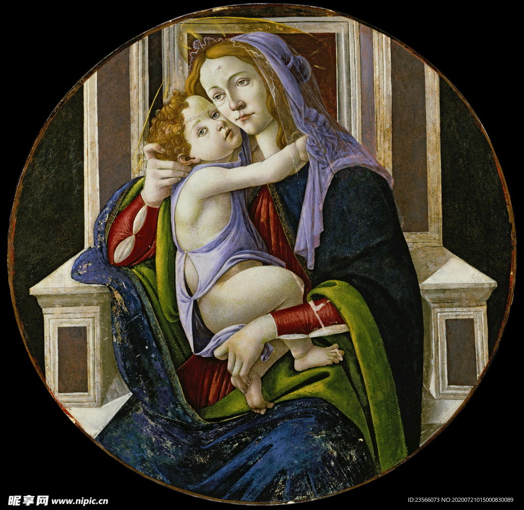 欧式古典人物场景油画