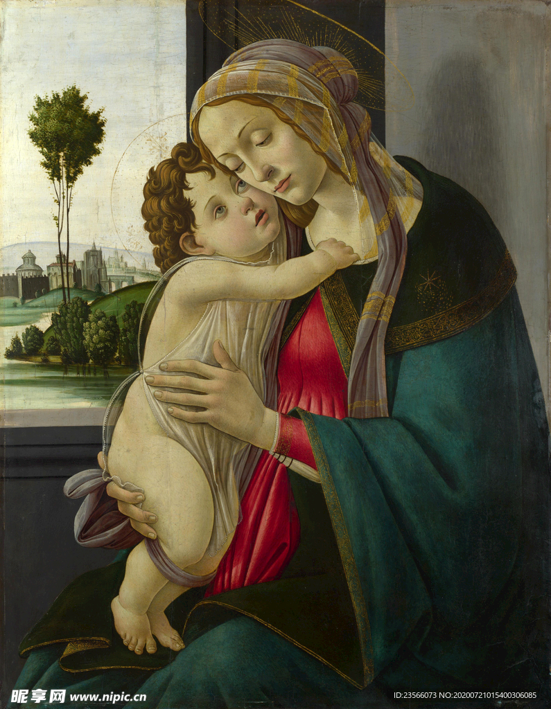 欧式古典人物场景油画